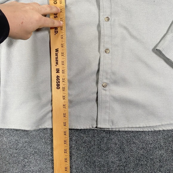 Outdoor Research Gray Feedback Flannel Twill Button Down Shirt Men's Size XL - Picture 7 of 9